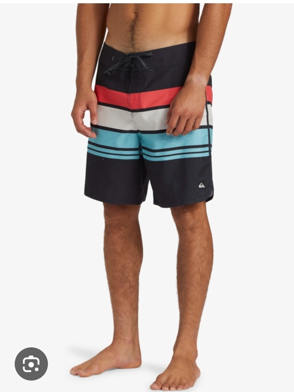 Quiksilver Men’s Everyday Stripe Boardshorts Size 33 New With Tags Navy